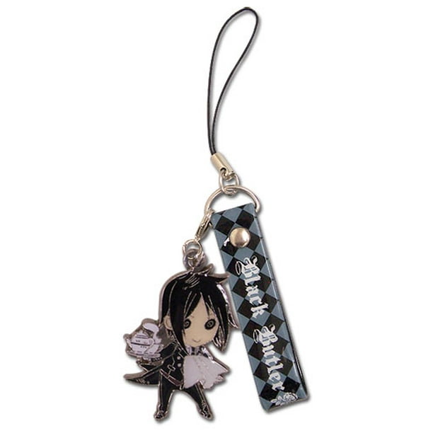Black Butler 2 Sebastian Round Phone Charm Black Butler 2 Sebastian Round Phone Charm